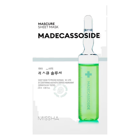 MISSHA – Mascure Solution Sheet Mask, Madecassoside, 28ml