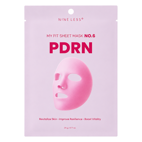 NINE LESS – My Fit Sheet Mask NO.6 PDRN, 1 sheet