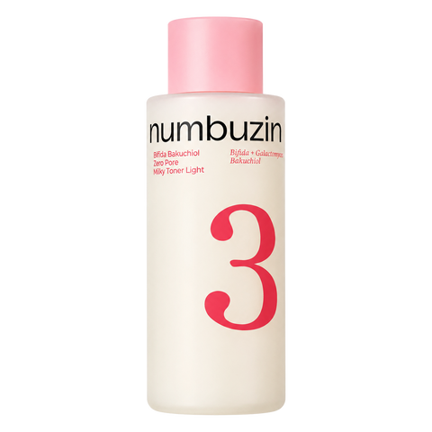 Numbuzin – No.3 Bifida Bakuchiol Zero Pore Milky Toner, 200ml