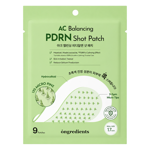 Ongredients – AC Balancing PDRN Shot Patch, 9 patches