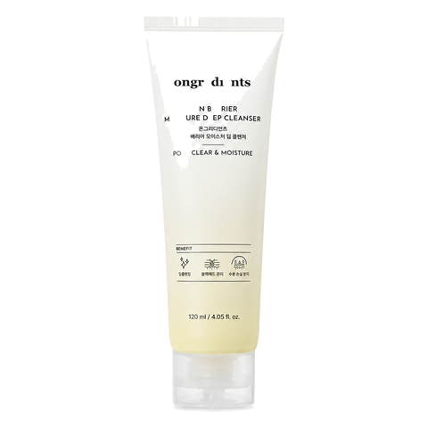 Ongredients – Skin Barrier Moisture Deep Cleanser, 120 ml