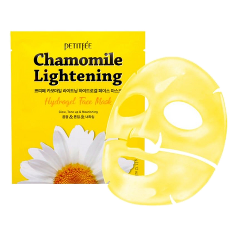 Petitfee – Chamomile Lighting Hydrogel Face Mask, 32g, 1 piece