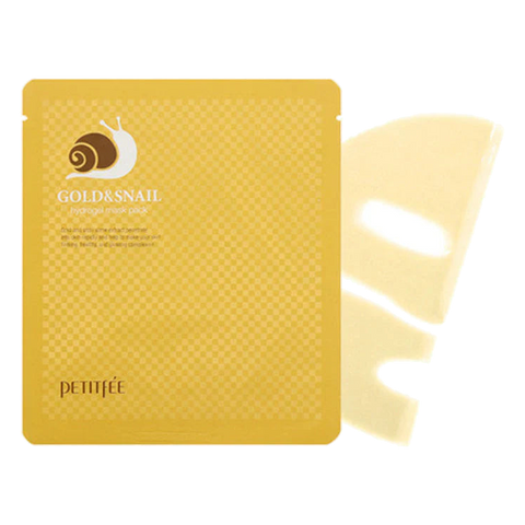 Petitfee – Gold & Snail Intensive Hydrogel-Maskenpackung, 30 g, 1 Stück