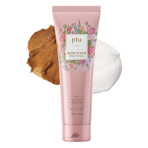 plu – Body Scrub Pink Floral, 200g
