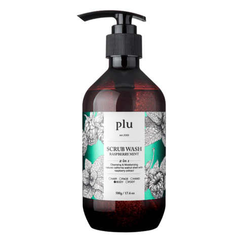 plu – Scrub Wash Raspberry Mint, 500g