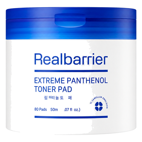 Realbarrier – Extreme Panthenol Toner Pad, 150ml/80ea