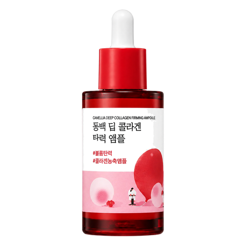 Round Lab – Camellia Deep Collagen Firming Ampoule, 30ml
