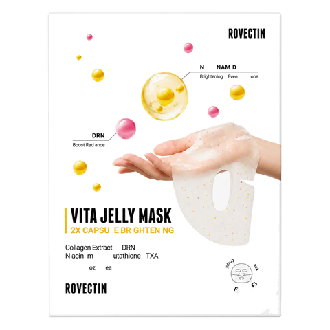 ROVECTIN – Vita Jelly Mask 2x Capsule Brightening, 3 sheets
