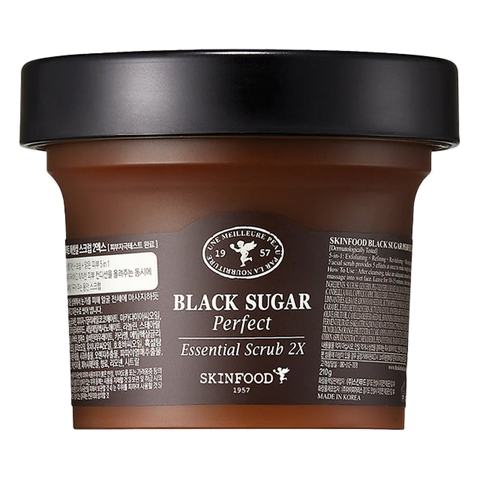 SKINFOOD – Black Sugar Perfect Essential Scrub 2X, 210g