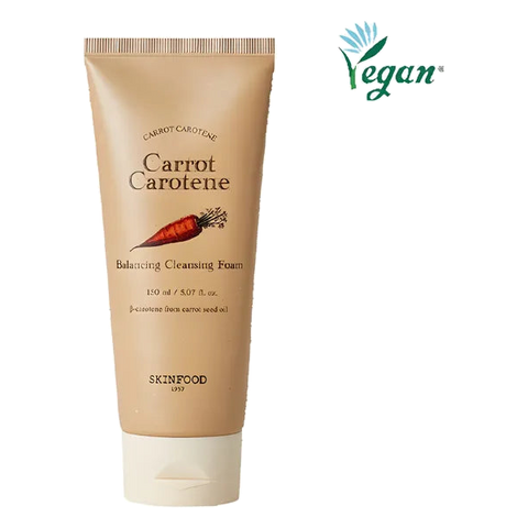 SKINFOOD – Carrot Carotene Balancing Cleansing Foam, 150ml
