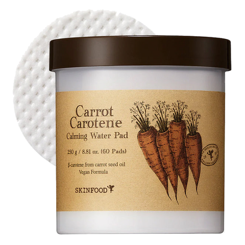 SKINFOOD – Carrot Carotene Calming Water Pad 60 Pcs