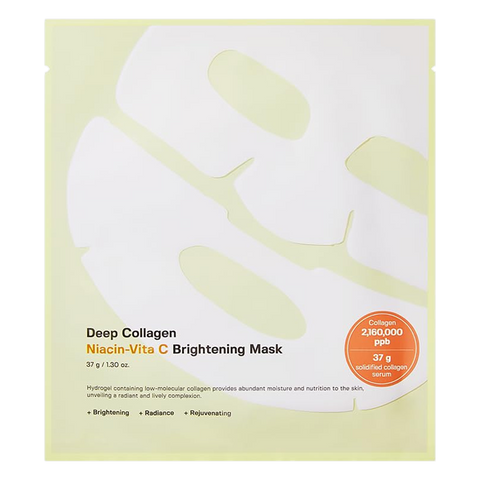 Sungboon Editor – Deep Collagen Niacin Vitamin C Brightening Mask, 1 sheet
