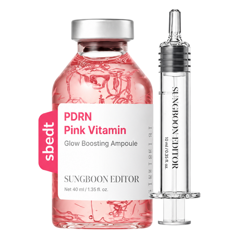 Sungboon Editor – PDRN Pink Vitamin Glow Boosting Ampoule, 40ml