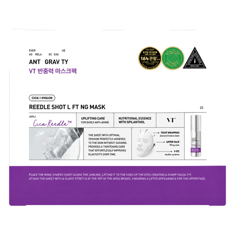VT Cosmetic – Reedle Shot Lifting Mask, 1 sheet