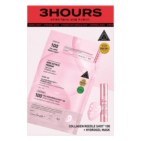 VT Cosmetics – Collagen Reedle Shot 100 2Step Hydrogel Mask, 4 sheets