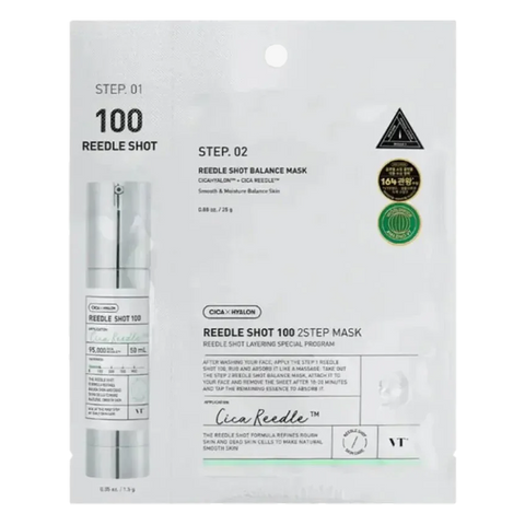 VT Cosmetics – Reedle Shot 100 2-Step Mask – 1pc