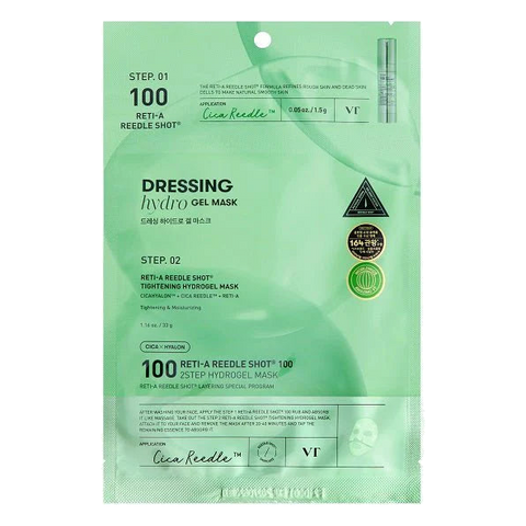 VT Cosmetics – Reti-A Reedle Shot 100 2-Step Hydrogel Mask