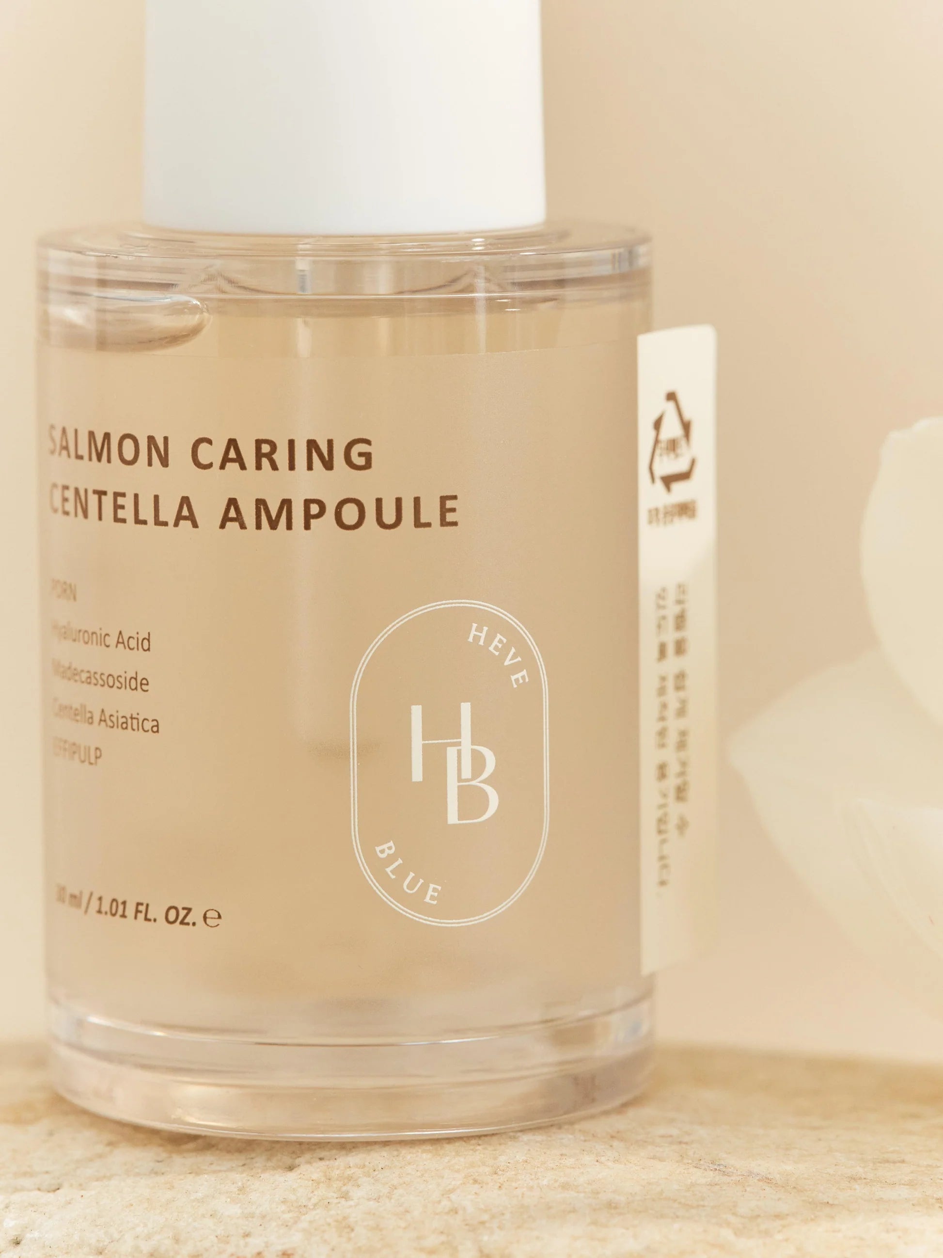 HEVEBLUE Salmon Caring Centella Ampoule 30ml — Wholesale