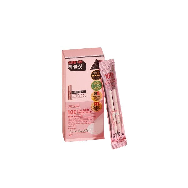 VT Cosmetics – Collagen Reedle Shot 100 Stick Pouch – 2ml*10ea