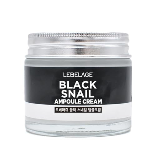 LEBELAGE – Black Snail Ampoule Cream, 70ml