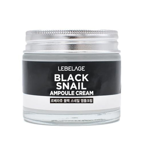 LEBELAGE – Black Snail Ampoule Cream, 70ml