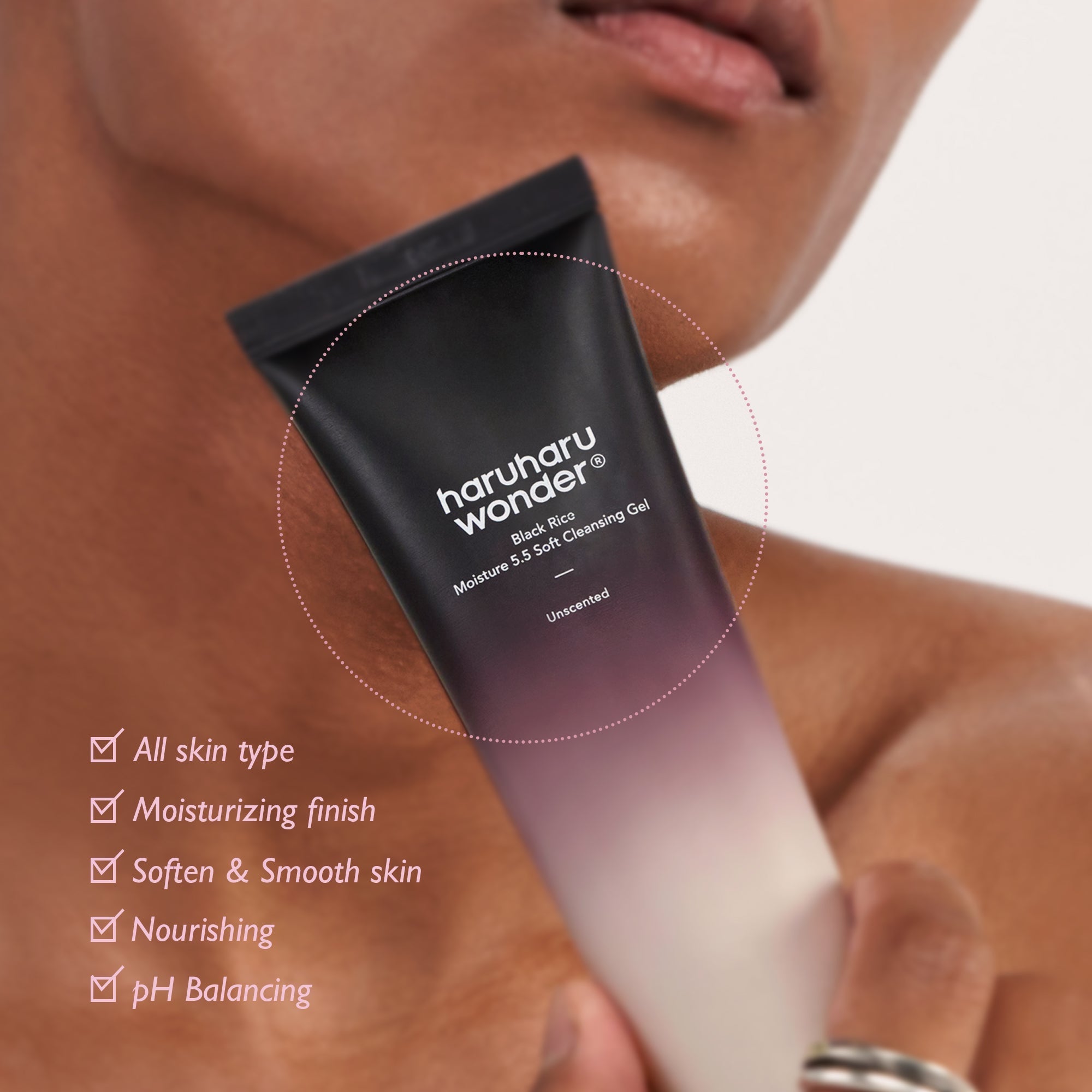 HaruHaru Wonder Black Rice Moisture 5.5 Soft Cleansing Gel 100ml — Wholesale