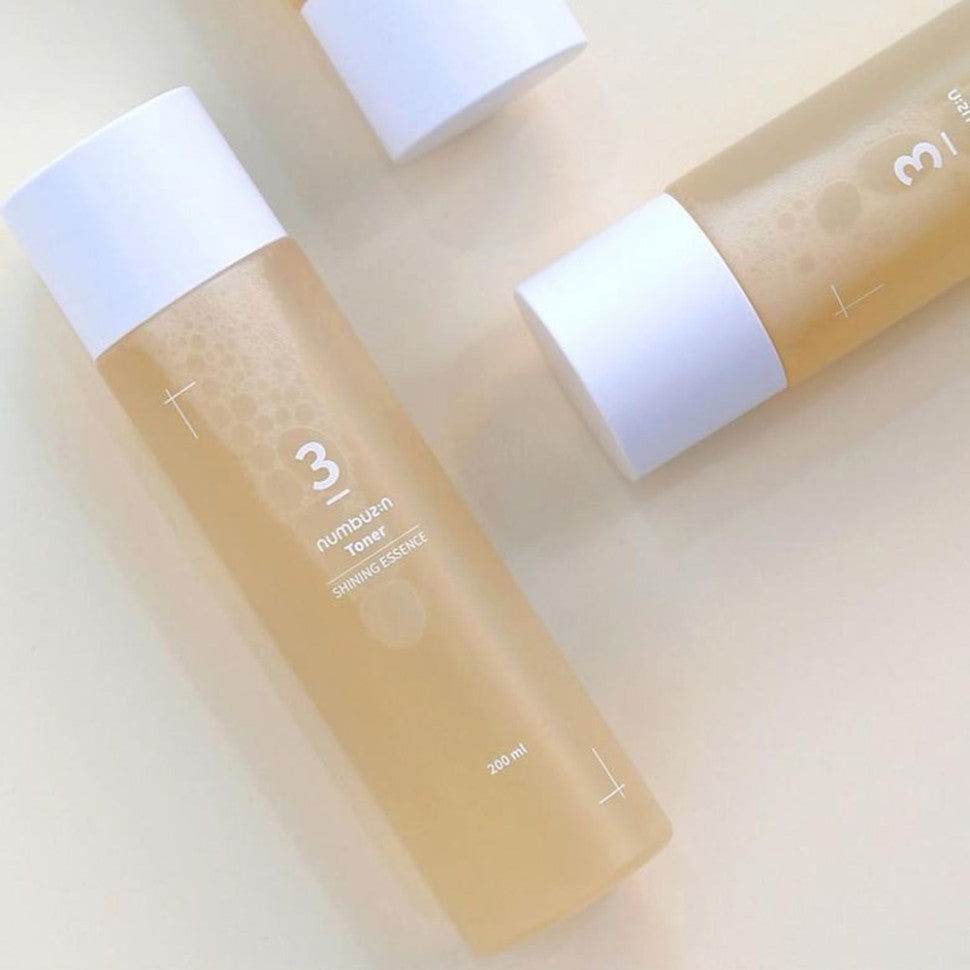 Numbuzin No.3 Super Glowing Essence Toner 200ml — Wholesale