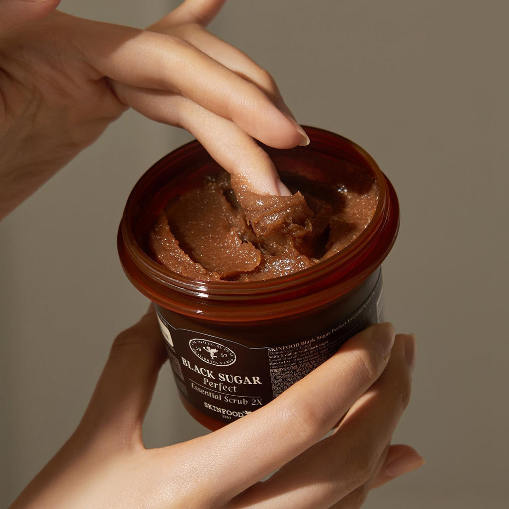 SKINFOOD Black Sugar Perfect Essential Scrub 2X 210g — Wholesale
