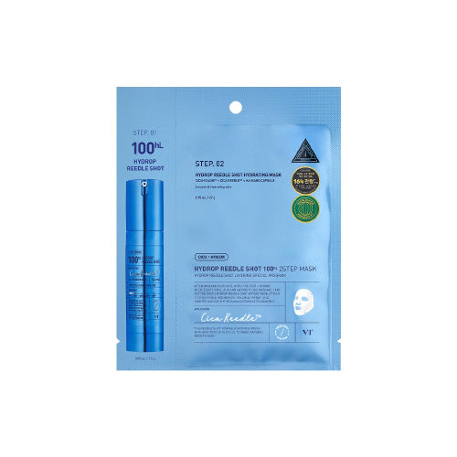 VT Cosmetics – Hydrop Reedle Shot 100HL 2 Step Mask – 1pc