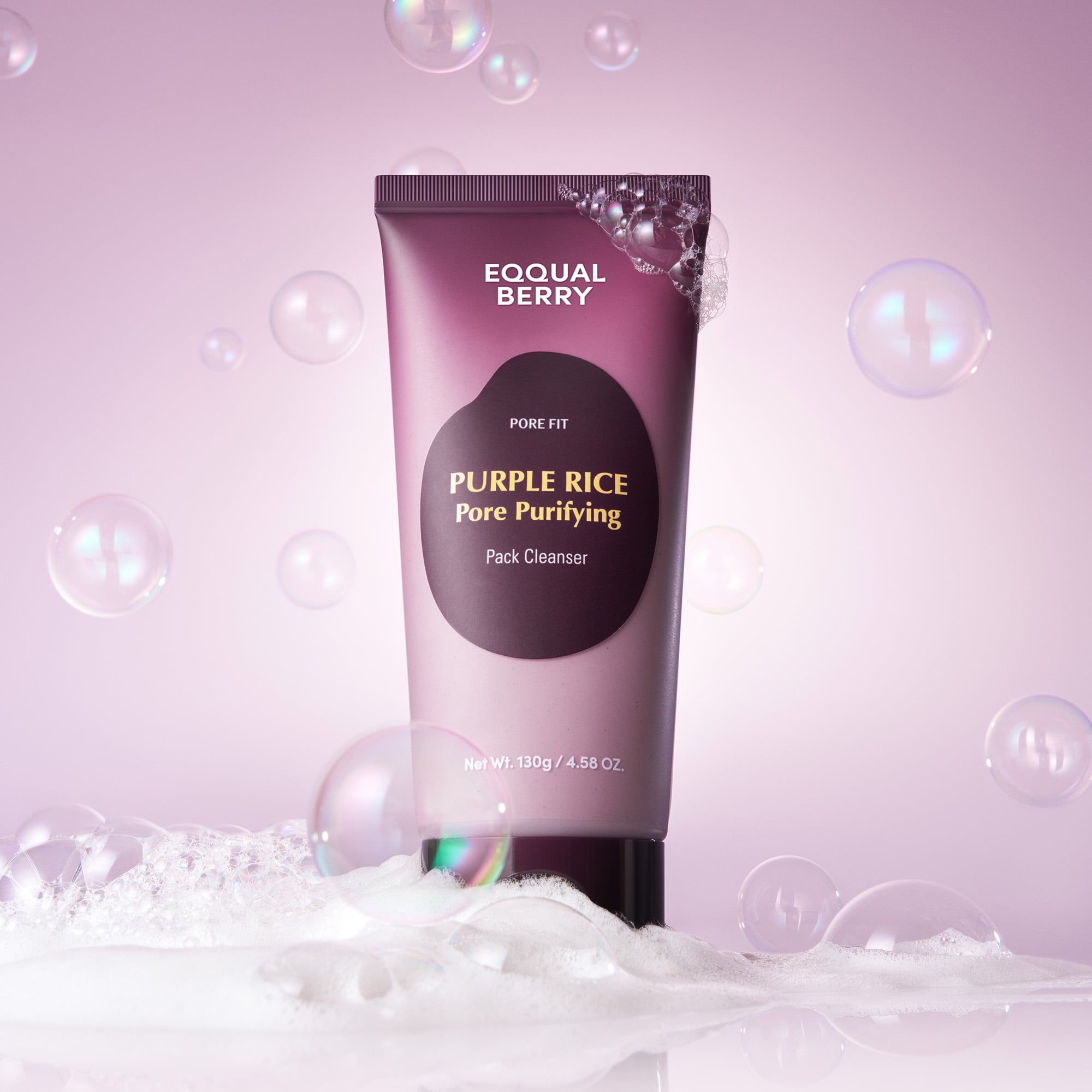 Eqqualberry Purple Rice Pore Purifying Pack Cleanser 130g — Wholesale