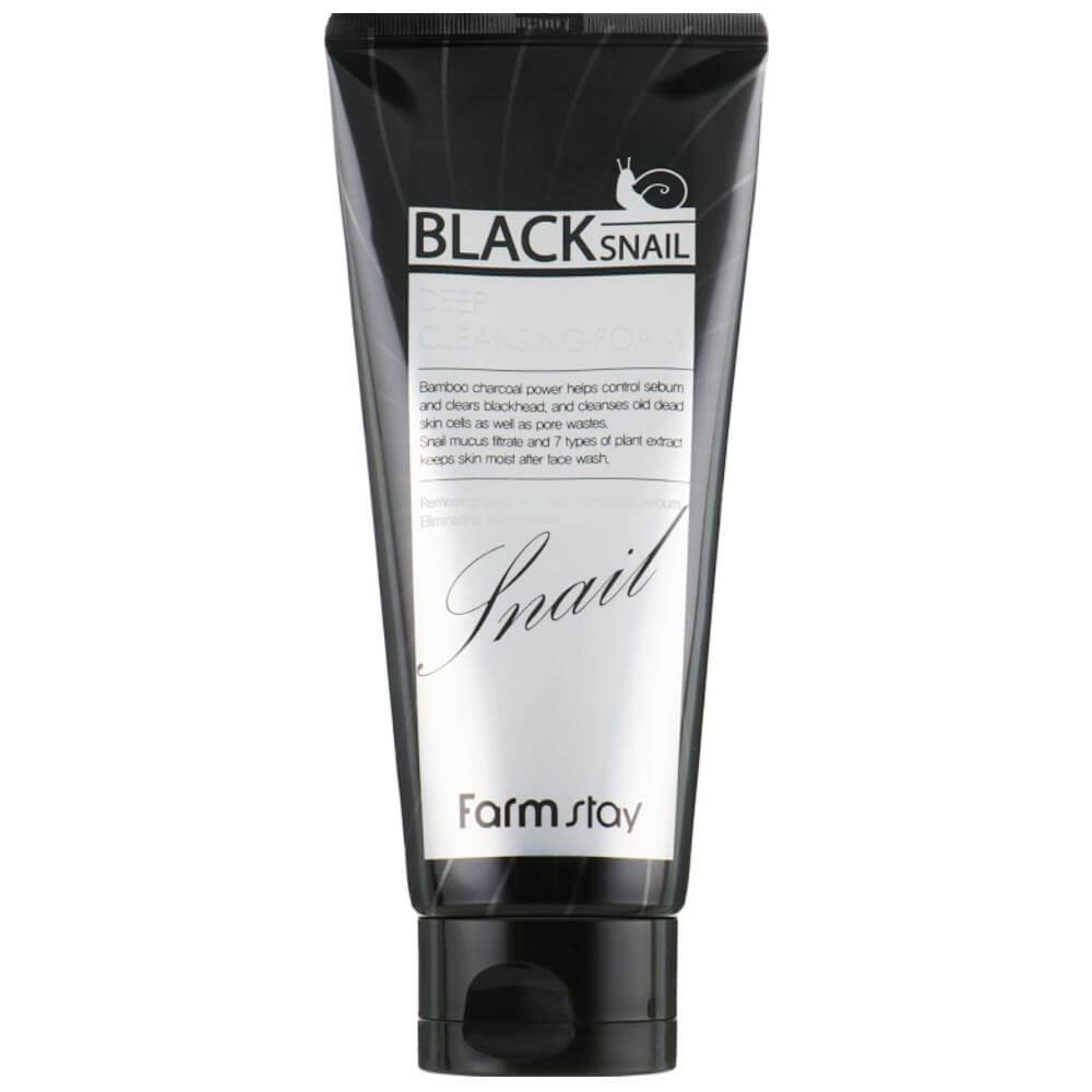 Farmstay – Black Snail Deep Cleansing Foam 180ml / 6.08oz