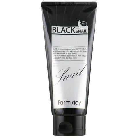 Farmstay – Black Snail Deep Cleansing Foam 180ml / 6.08oz
