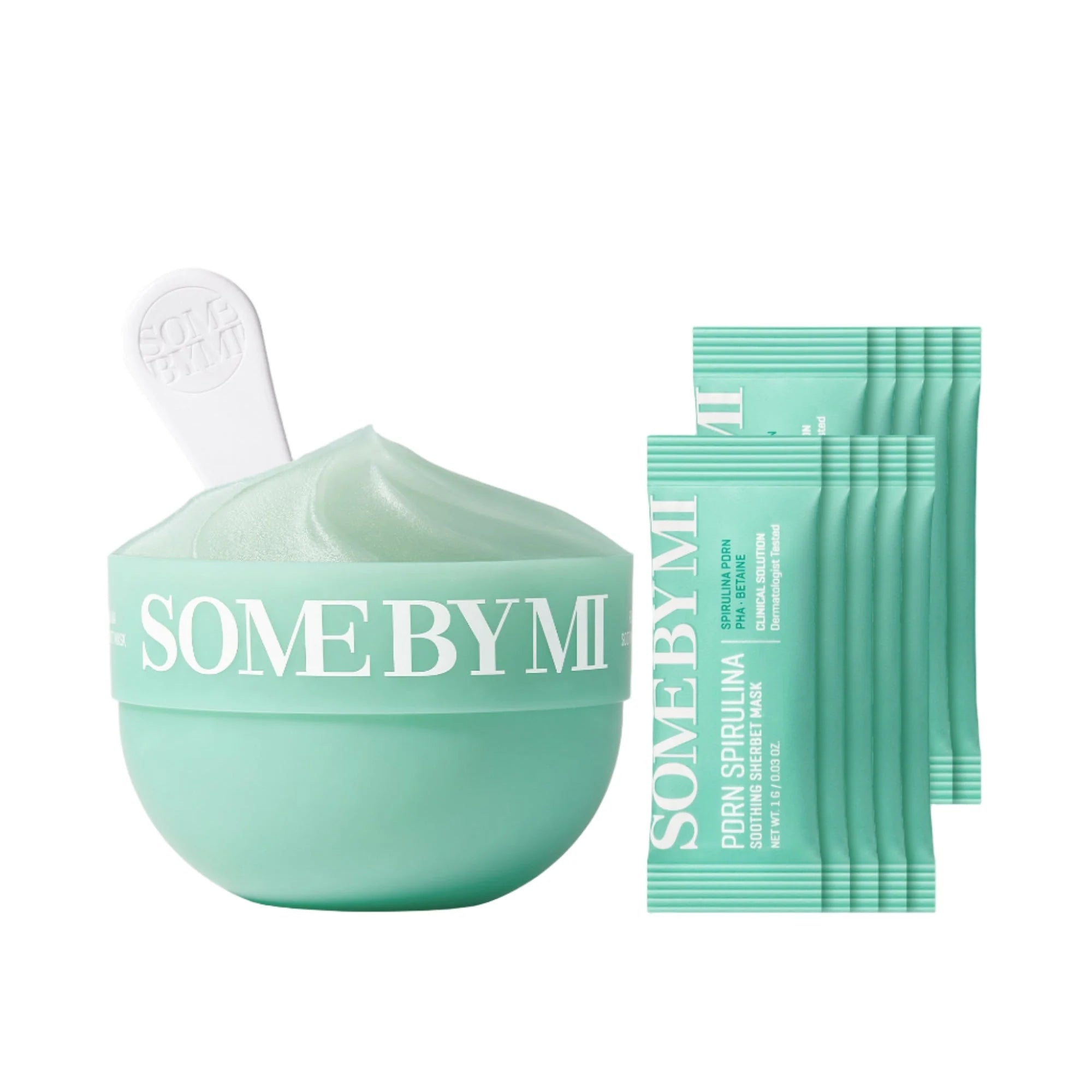 SOME BY MI – PDRN Spirulina Soothing Sherbet Mask – 1g*10ea