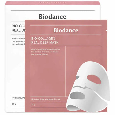 Biodance – Collagen Real Deep Mask 1 Box, 4 sheets x 34g