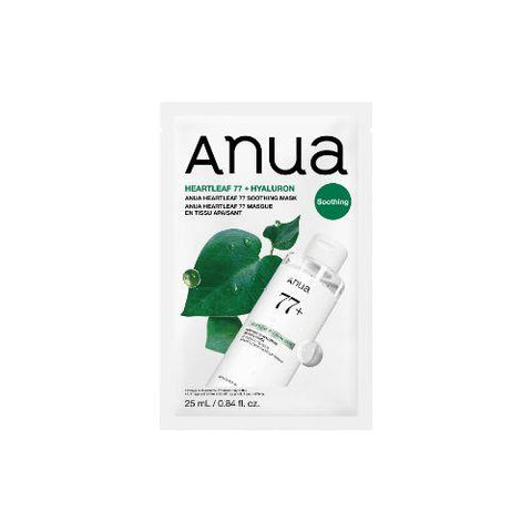 Anua – Heartleaf 77 Soothing Mask, 25ml