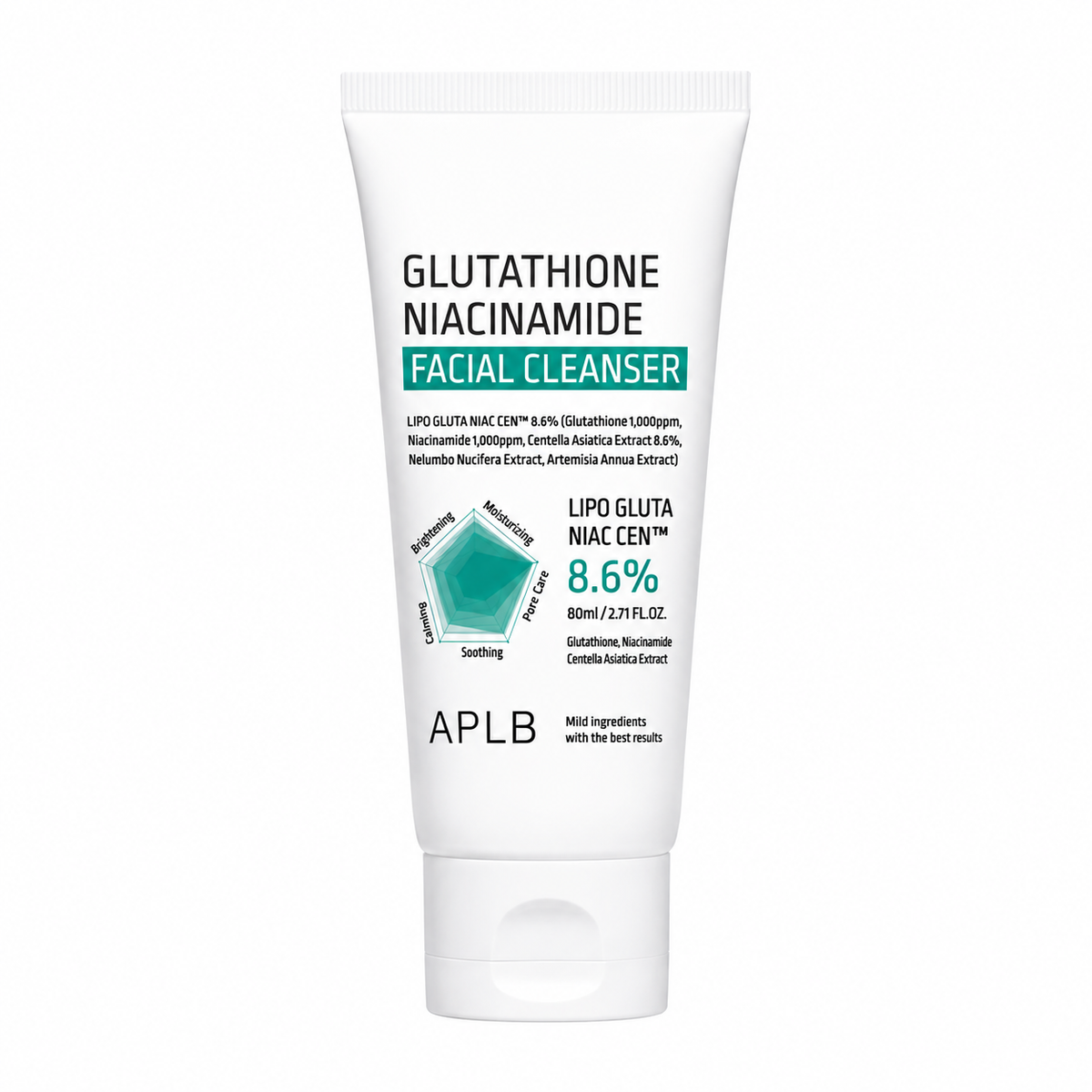 APLB – Glutathione Niacinamide Facial Cleanser, 80ml