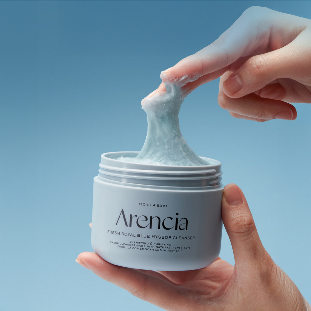 Arencia Fresh Blue Hyssop Rice Mochi Cleanser 120g — Wholesale