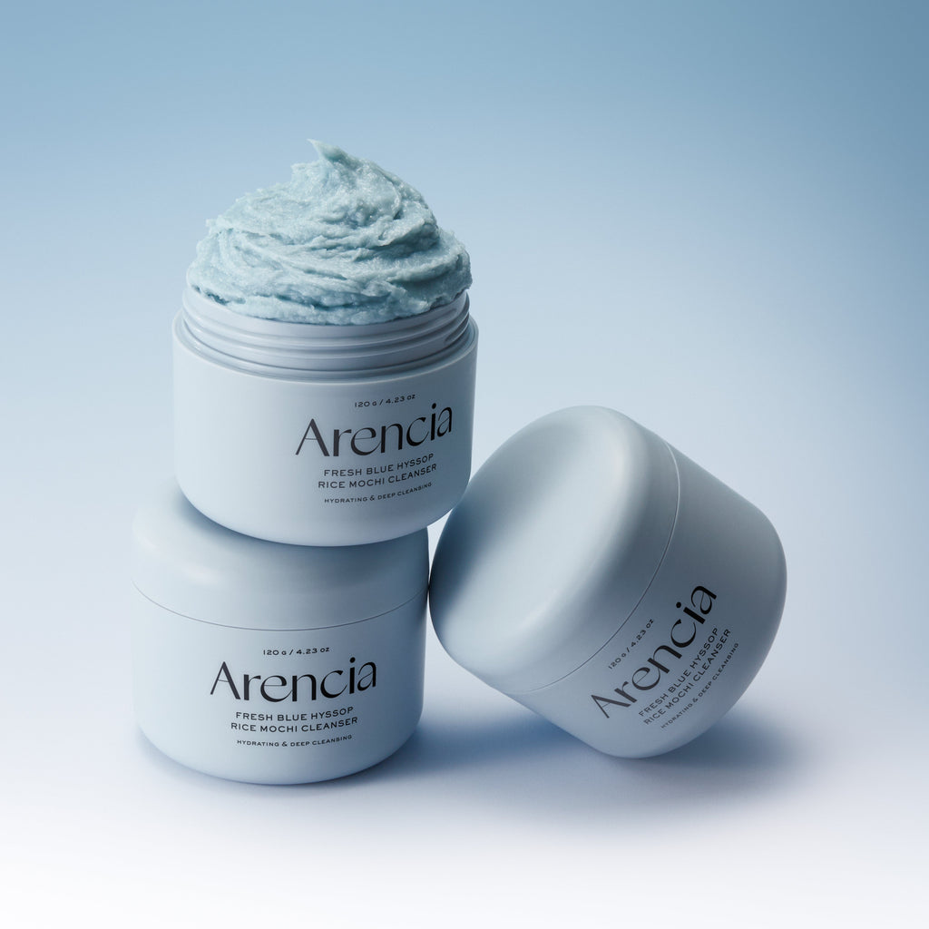 Arencia Fresh Blue Hyssop Rice Mochi Cleanser 120g — Wholesale