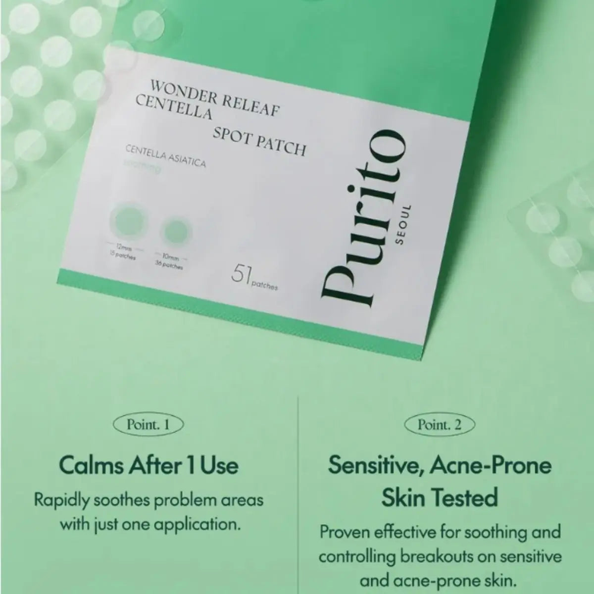 Purito Wonder Releaf Centella Spot Patch 51pcs — Wholesale