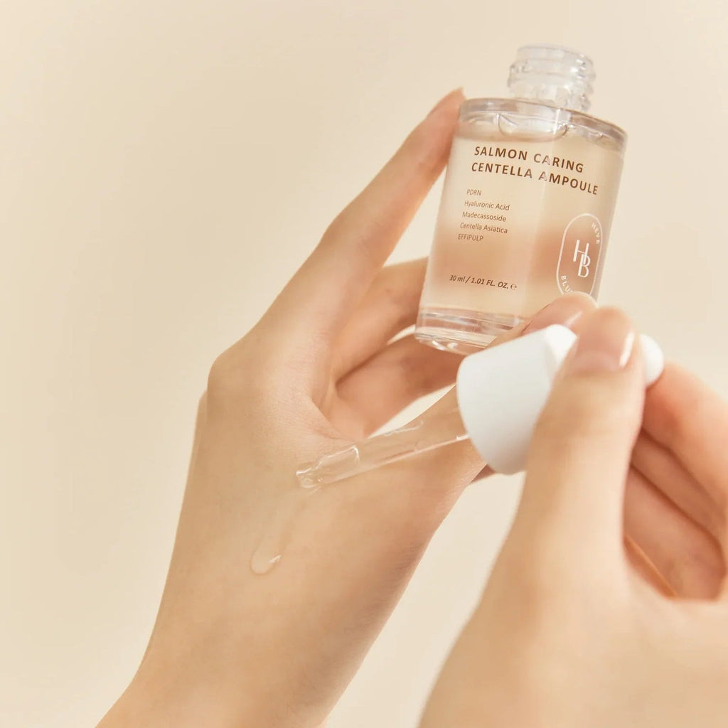 HEVEBLUE Salmon Caring Centella Ampoule 30ml — Wholesale