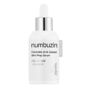 Numbuzin – No.4 Ceramide AHA Glazed Skin Prep Serum, 30ml