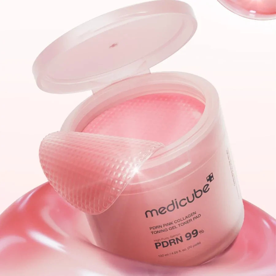 Medicube PDRN Pink Collagen Toning Gel Toner Pad 120ml — Wholesale