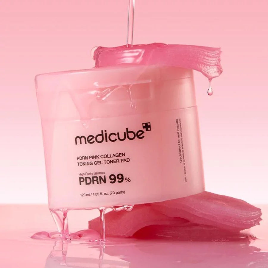 Medicube PDRN Pink Collagen Toning Gel Toner Pad 120ml — Wholesale