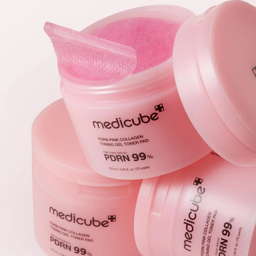 Medicube PDRN Pink Collagen Toning Gel Toner Pad 120ml — Wholesale