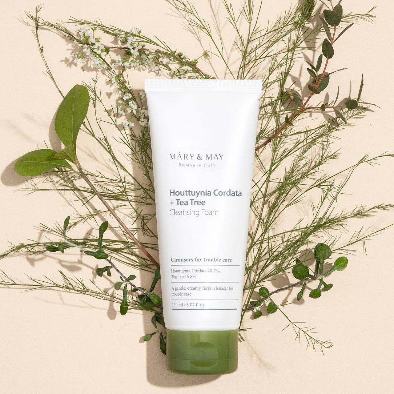 Mary & May Mary&May Houttuynia Cordata + Tea Tree Cleansing Foam 150ml — Wholesale