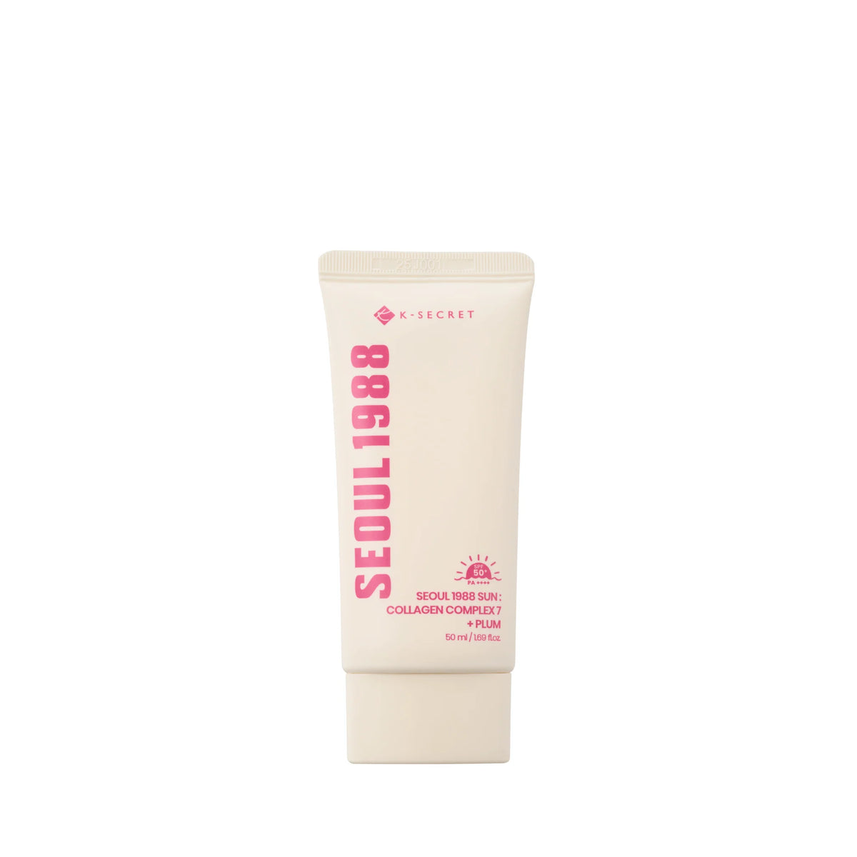 K-SECRET – SEOUL 1988 Sun : Collagen Complex 7 + Plum SPF50+PA++++, 50ml