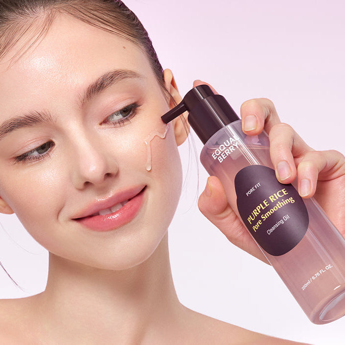 Eqqualberry Purple Rice Pore Smoothing Cleansing Oil 200ml — Wholesale