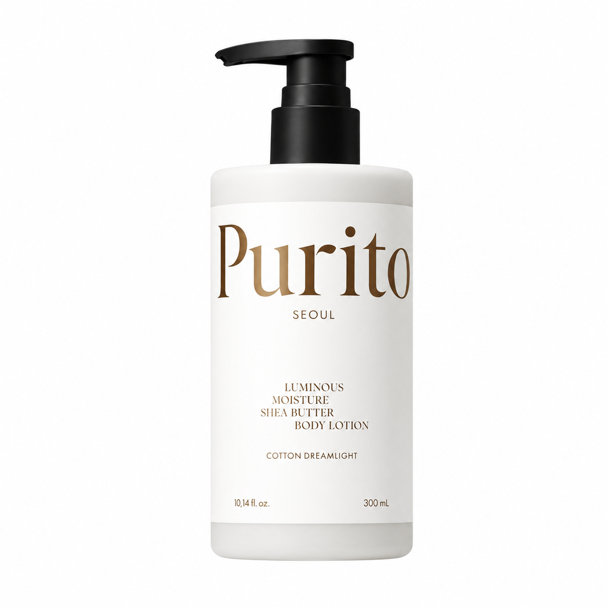PURITO – Luminous Moisture Shea Butter Body Lotion Cotton Dreamlight, 300ml