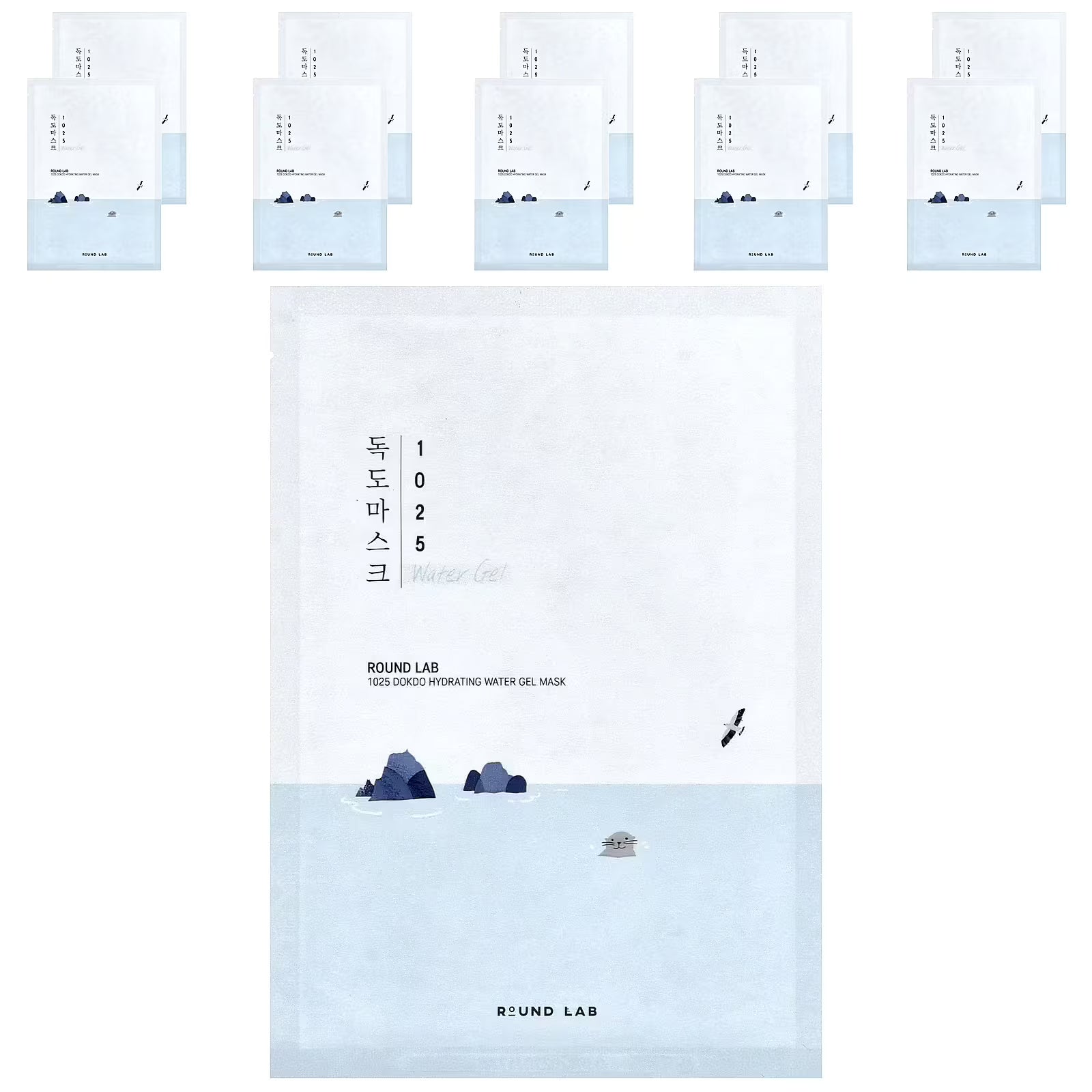 Round Lab – 1025 Dokdo Hydrating Water Gel Mask – 10 sheet pack