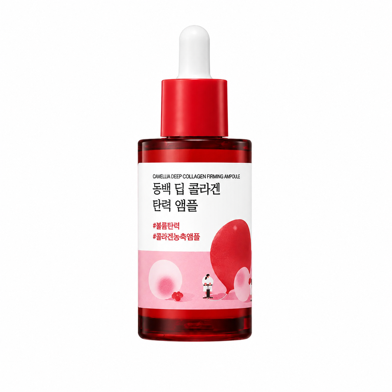 Round Lab – Camellia Deep Collagen Firming Ampoule, 30ml